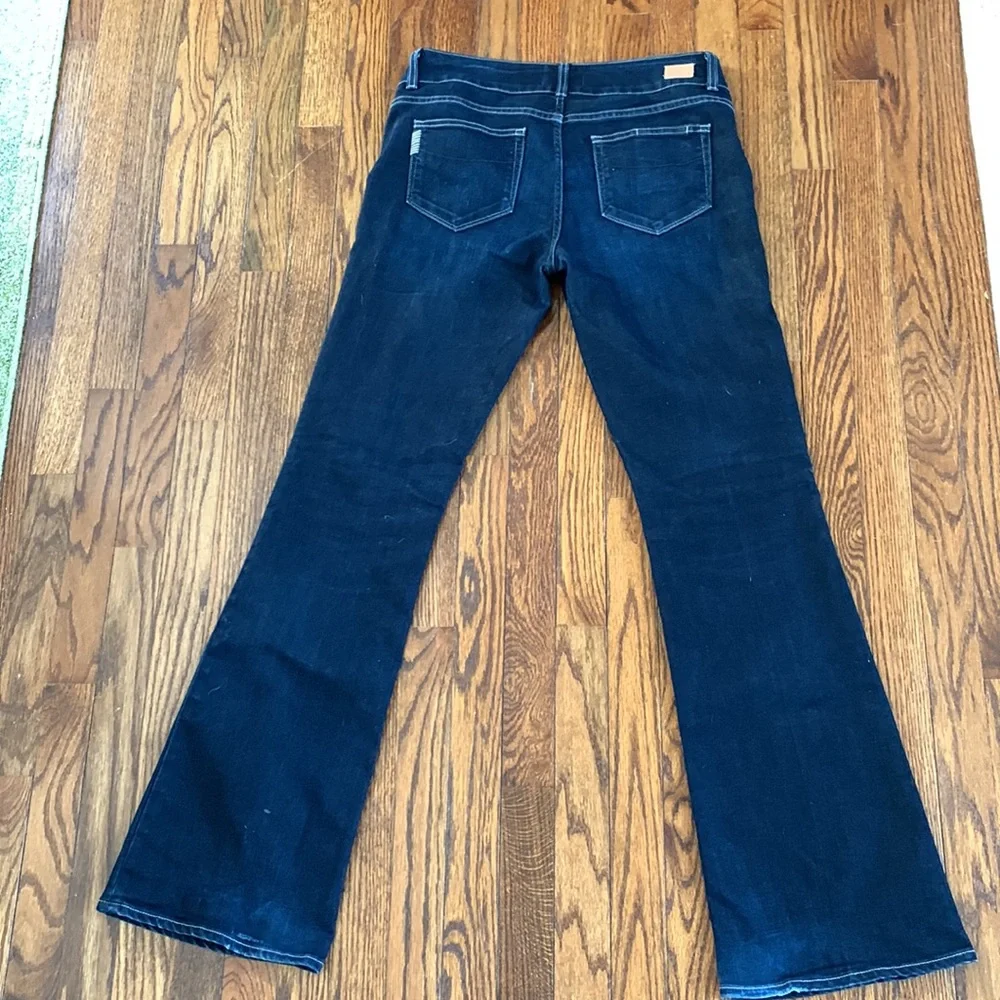 PAIGE | Hidden Hills Style Boot Cut Jeans, Dark Wash, Sz 31 - Picture 8 of 16